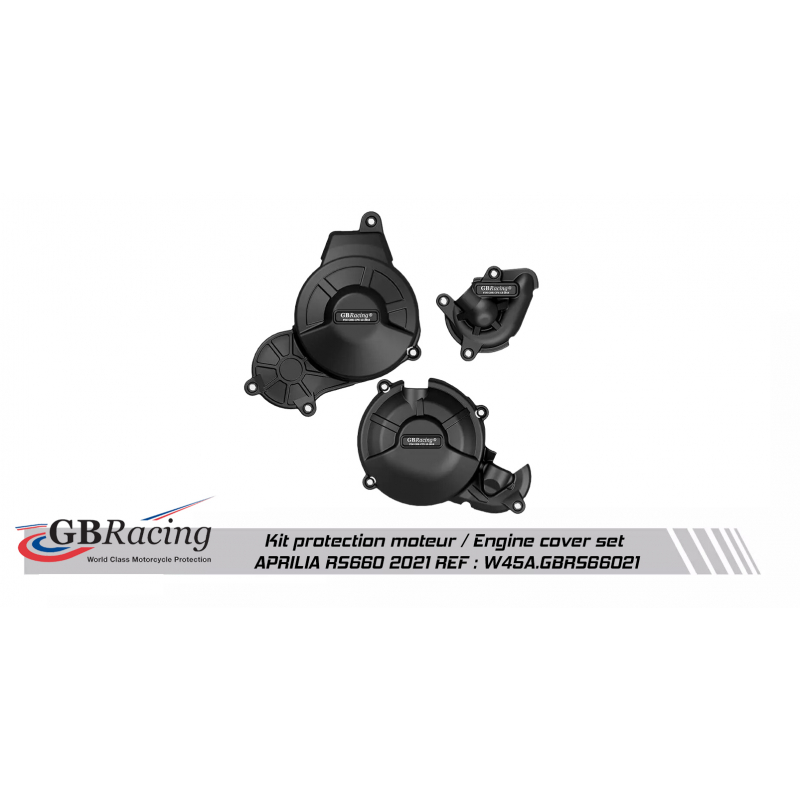 Protection Couvre Alternateur Gauche Noir Pour Aprilia RS 660 2020-2024 LIGHTECH
