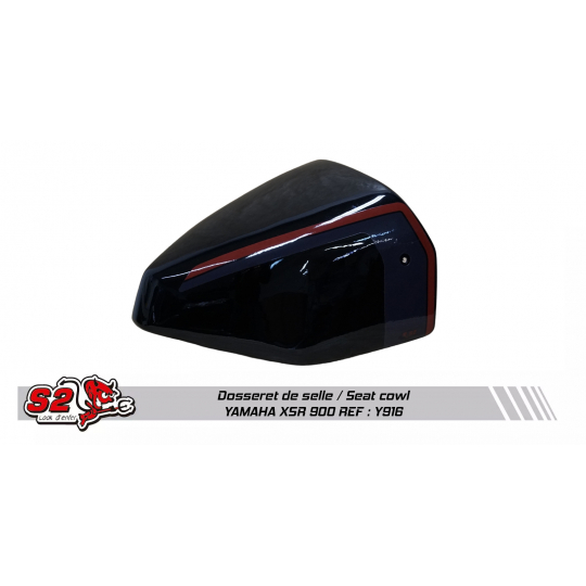 Housse de Siège / Revêtement Selle Nitro/Aerox Noir/Blanc
