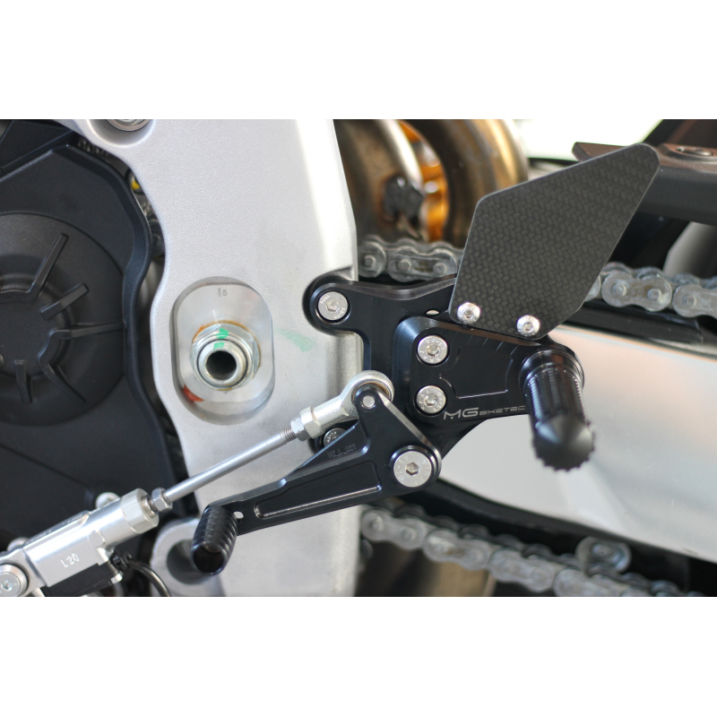 Repose-pieds Arrière Réglables CNC TARAZON Pour Kawasaki Ninja ZX14 / ZZR1400 2006-2011 - Aluminium 6061-T6, 8 Positions - 6