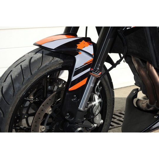 TaTonCycle Housse De Siège Passager Carénage Pour KTM 790 Duke 2018-2023 - Capot Siège Solo Noir